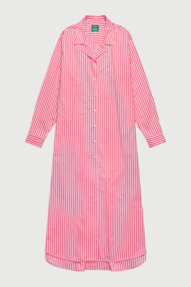 The Notched Collar Shirtdress, Coppola Stripes
